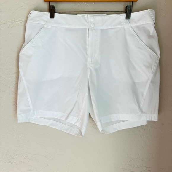 Columbia‎ Short Women's PFG White 7" Summer Short Size 16W New - Picture 6 of 12